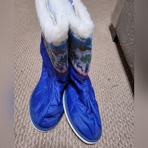 New Dayton‎ slippers 1986 Christmas womens XL 9.5-10.5